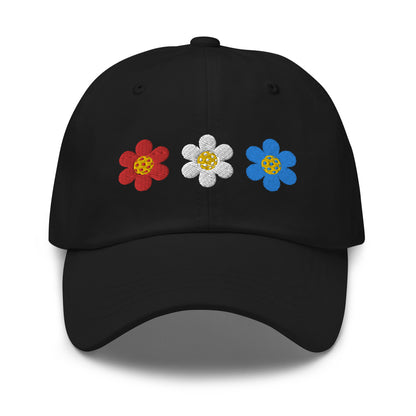 Pickleball Flower Hat