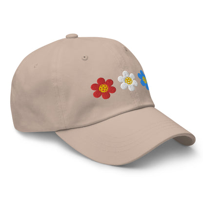 Pickleball Flower Hat